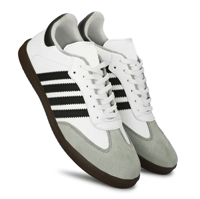 Classic Retro Stripe Casual Sneakers for Men & Women | Lightweight Everyday Walking Shoes