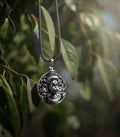 Spiritual Hanuman Ji Pendant Necklace for Men & Women | Antique Silver Finish Religious Locket with Chain
